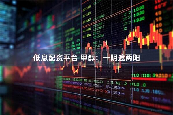 低息配资平台 甲醇：一阴遮两阳